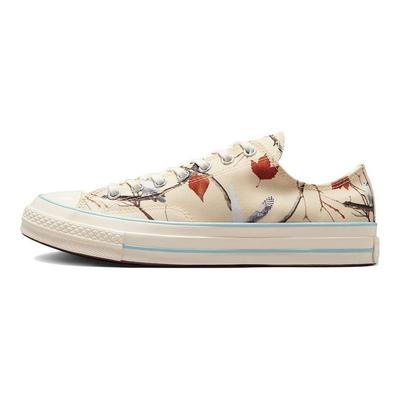 Golf Wang X Chuck 70 Low Owl Unisex Sneakers Cream Egret Corydalis-Blue A01798C