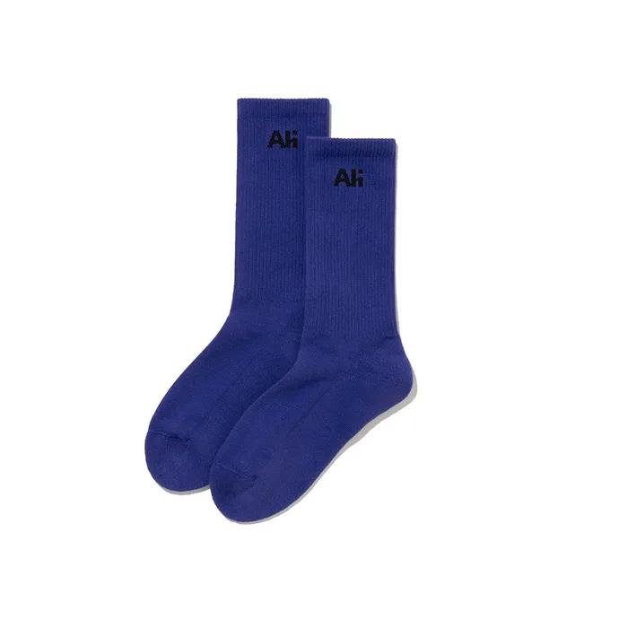Logo Sports Socks Blue