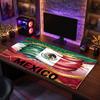 Mexico footbal Crest Mouse Pad, Extended Non Slip Rubber Desk Mat for Gaming Office Laptop Fan Gift