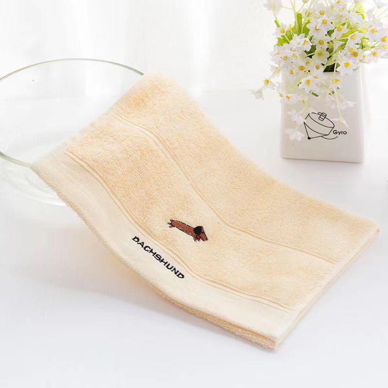 Jieliya Children's Thickened Absorbent Embroidered Cotton Towel