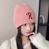 Autumn and Winter Hats for Women Warm Ear Protection Pullover Knitted Woolen Hats Casual and Versatile Baotou Cold Hats for Men