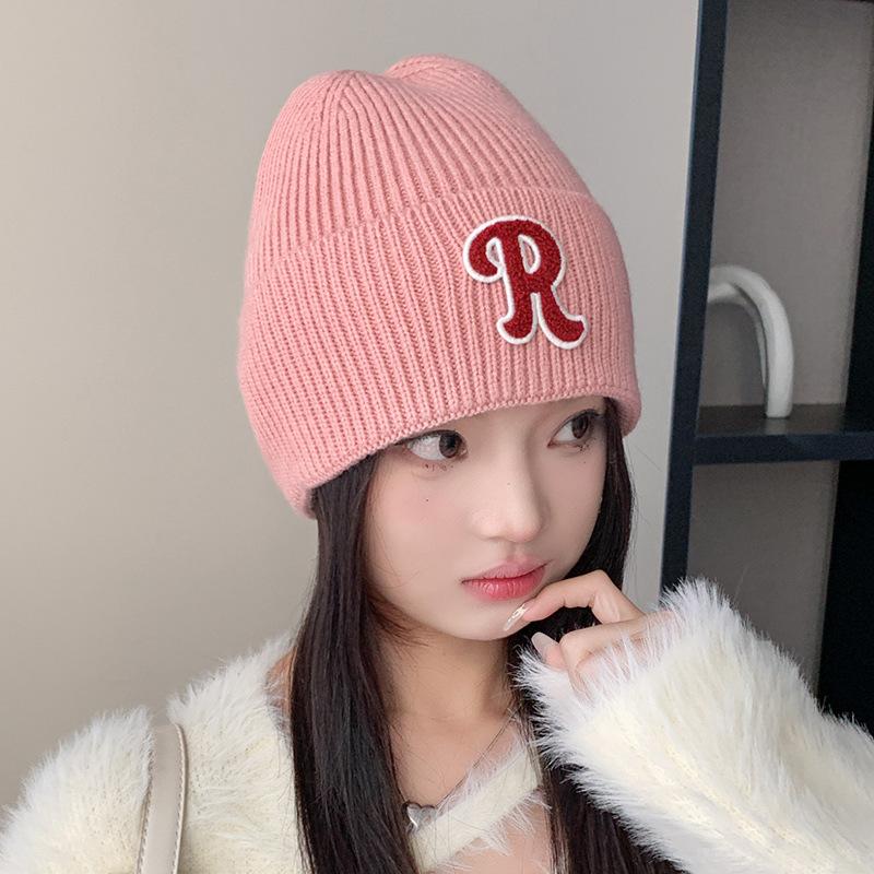 Autumn and Winter Hats for Women Warm Ear Protection Pullover Knitted Woolen Hats Casual and Versatile Baotou Cold Hats for Men