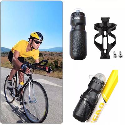 750ml Sports Mountain Bike Bicycle Cycling Water Drink Bottle with Holder Cage