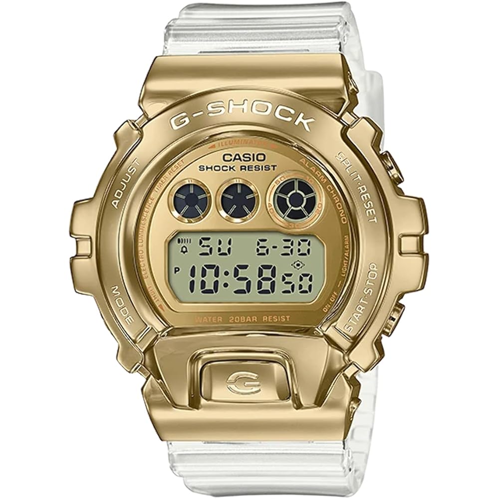 

Casio G-Shock GM-6900SG-9 Digital Sports Watch Men s Ladies Metal Skeleton Transparent