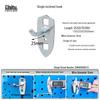 Chi Tu Single Hook Tool Pegboard Wall Rack for Perforated Display Boards
