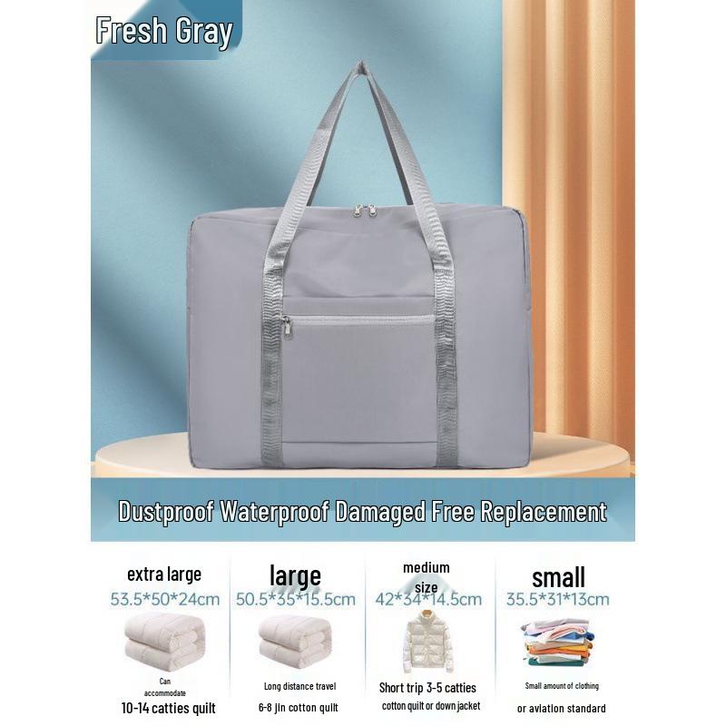 Foldable Large Capacity Travel Bag: Portable Handbag for Short Trips or Hospital