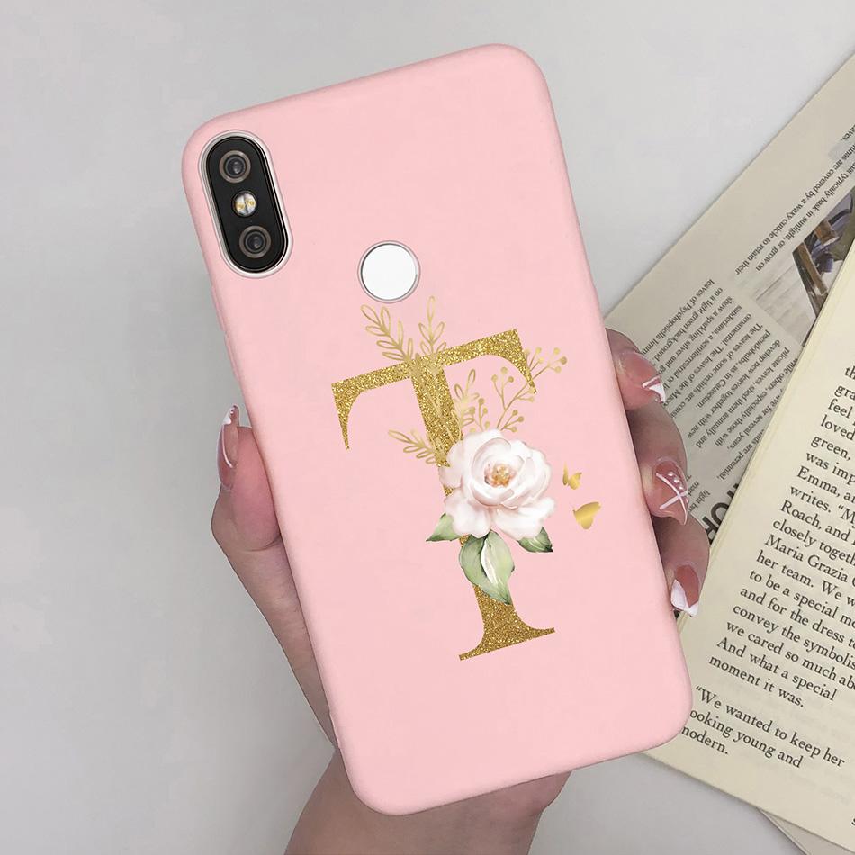 Case For Xiaomi Mi A2 A 2 Lite A1 A 1 MiA2 MiA1 Cute Letters TPU Silicone Bumper Soft Back Cover for Xiaomi Mi 5X 6X Phone Case
