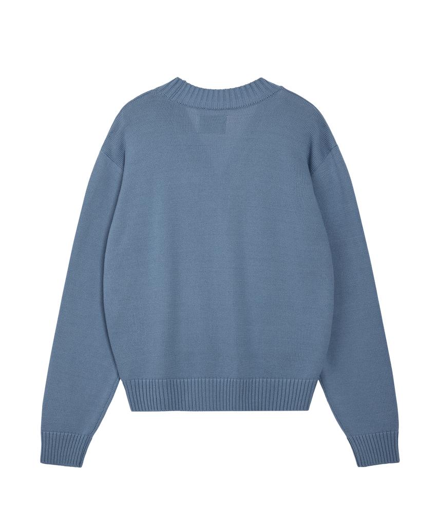 Rest&Recreation V-Neck Knit Cardigan - Sky Blue