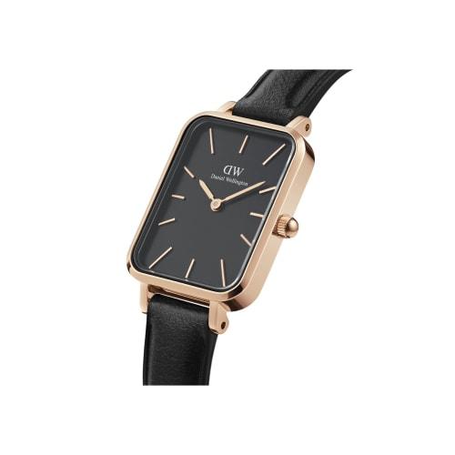 Daniel Wellington DW Quadro Pressed Sheffield Men's Watch, 29*36.5mm, Luxury Genuine Leather, Stylish and Elegant for Men In Their 20s and 30s, White/