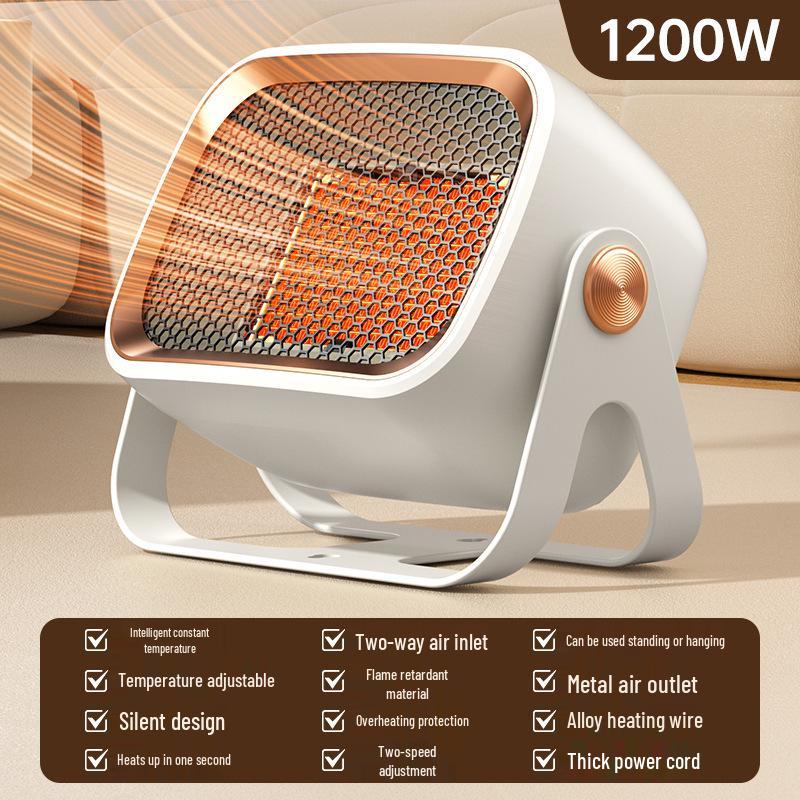 

Compact Wall-Mounted Silent PTC Ceramic Heater for Home Bathroom and Desktop Use Domestic Standard