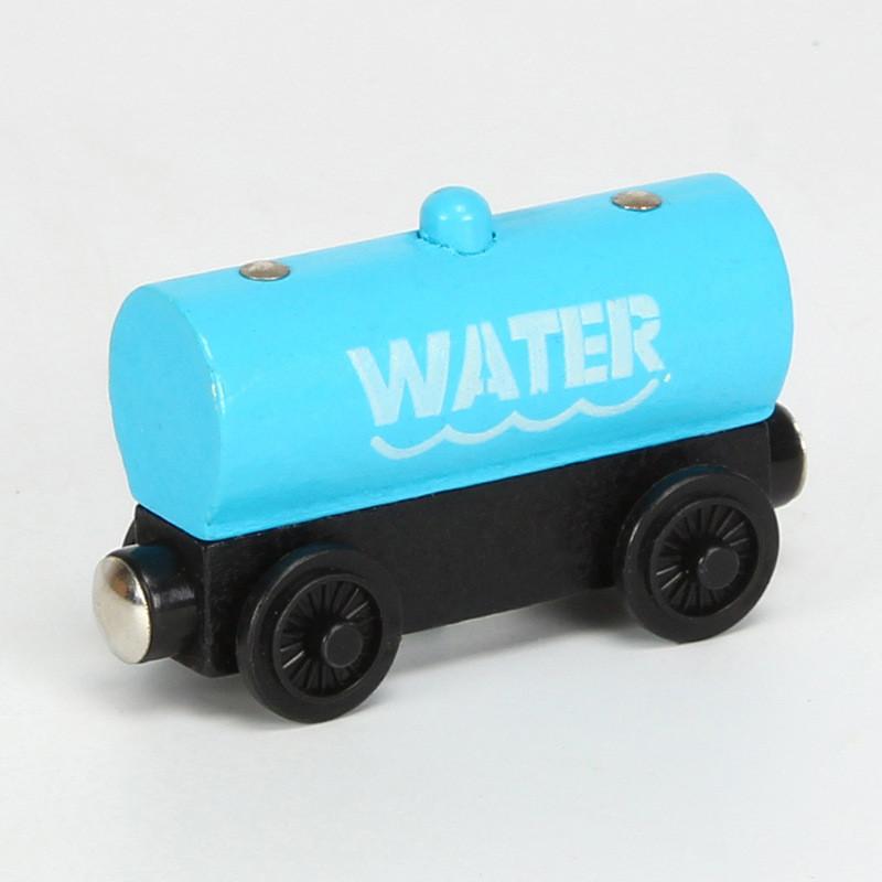 Colorful Wooden Magnetic Train Set For Kids With Interactive Push-pull Features