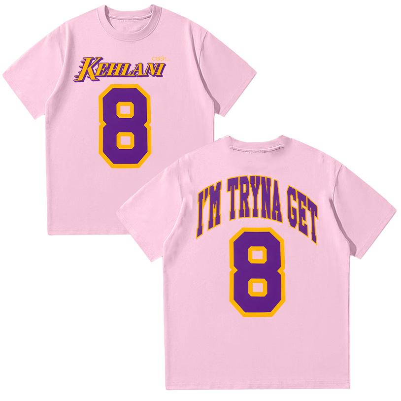 Kehlani 8 Tee Harajuku Graphic T Shirts Unisex High Quality Cotton Clothing Summer Women Men Fashion Casual Short Sleeve Y2K Top