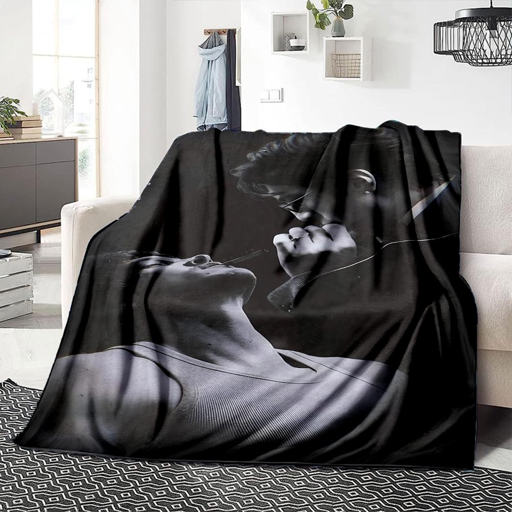 Passion Shadows Blanket Soft Throw Blanket For Home Bedroom Bed Sofa Travel Office Solid Christmas Blanket