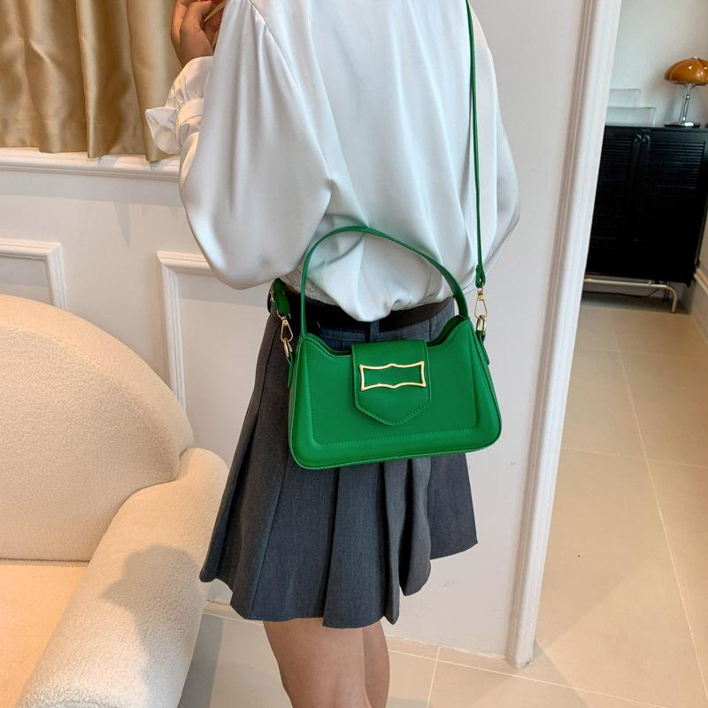 Fashionable Bag for Women In Autumn New Simple Hand-held Women's Bag Simple Fashion One-shoulder Casual Square Bag