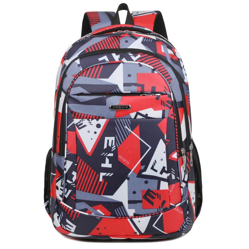 Backpack Waterproof Laptop Oxford Material Spine Support For Students Commute