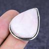 Natural Pink Opal Gemstone Handmade 925 Sterling Silver Jewelry Ring Size 7 w5A50