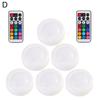 RGB 13 Colors LED Cabinet Light Dimmable Touch Sensor LED Round Party Night