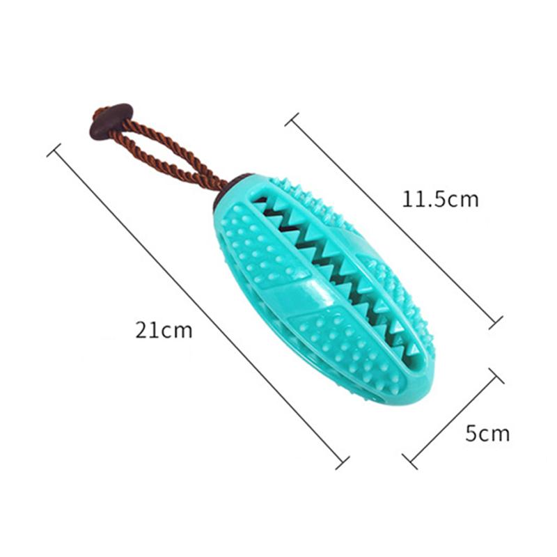 Pet Dog Chew Toys Teeth Cleaning Snack Ball Pet Dog Toy Ball Natural Rubber Super Tough Interactive Bouncy Pets Supplies