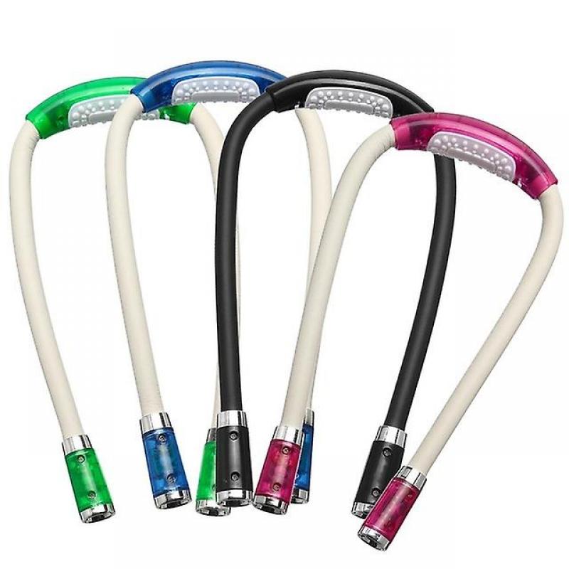 Portable U-shaped LED Flexible Hands Hug Neck Reading Lamp