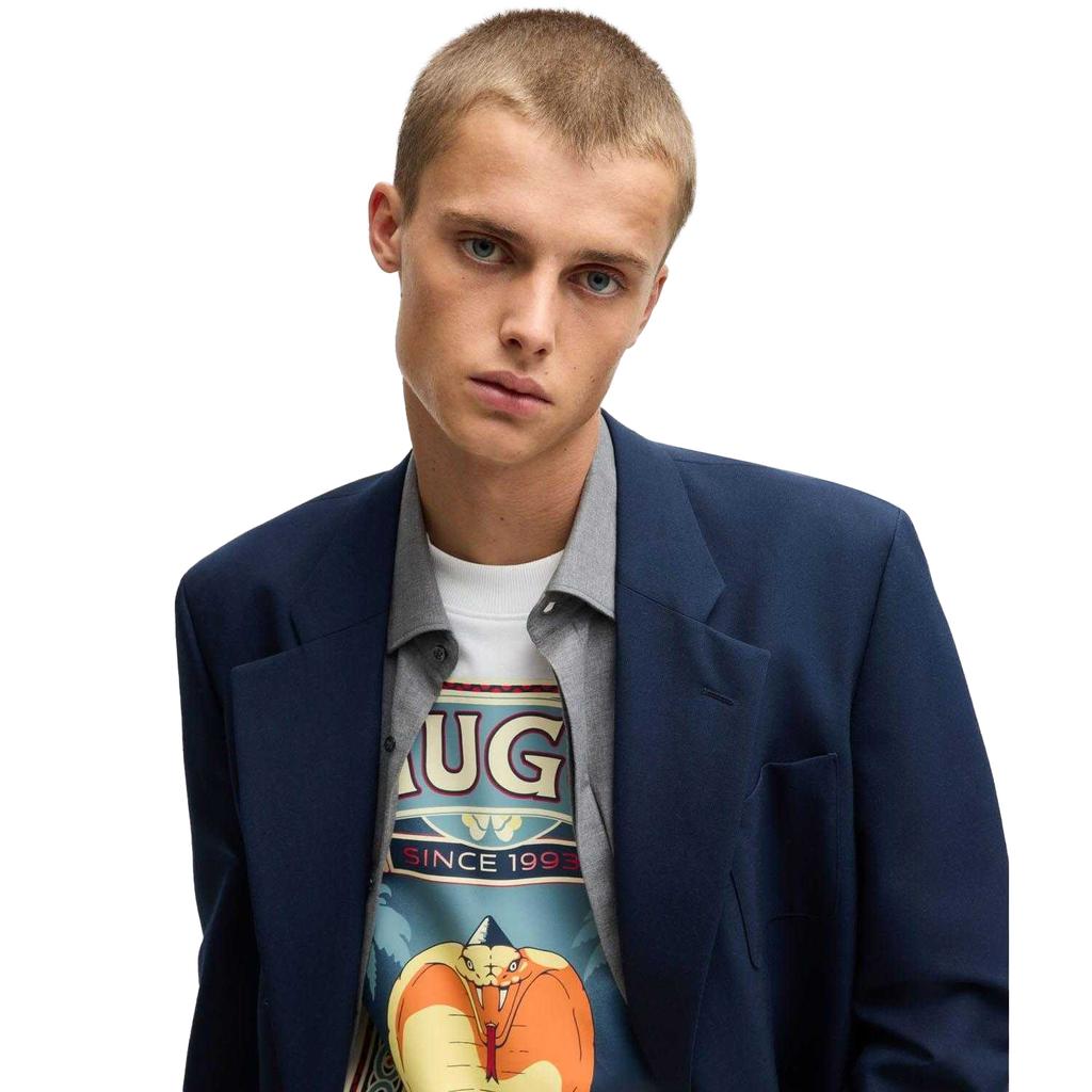 Hugo Mens Dicobri Graphic Print T-Shirt