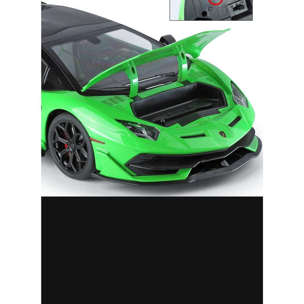 1/18 Lamborghini Aventador SVJ63 Removable Convertible Version Supercar Alloy Metal Diecast Model Car Outdoor Decoration Ornament Collection