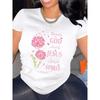 European Size Womens TShirt Comfortable Crew Neck Casual Cotton Blend ShortSleeves Soft Breathable Top Womenswear Tshirt