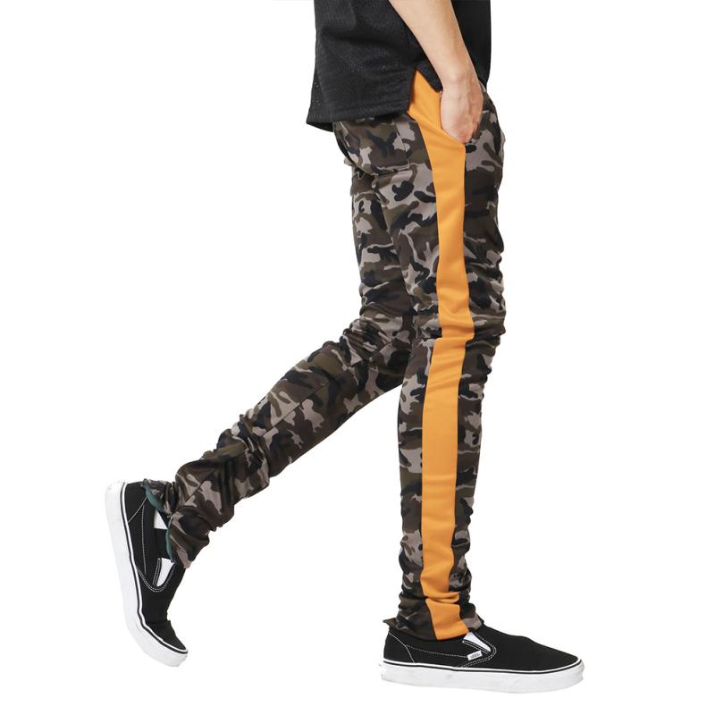 Stylish Men Pants Bundle Camo Casual Trousers Stitching Cotton Sweatpants Dance