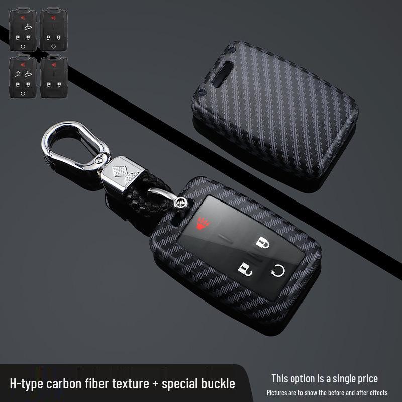 Suitable Key Cover for Chevrolet Suburban, GMC Shell, and Parallel Imported Car Keychains
