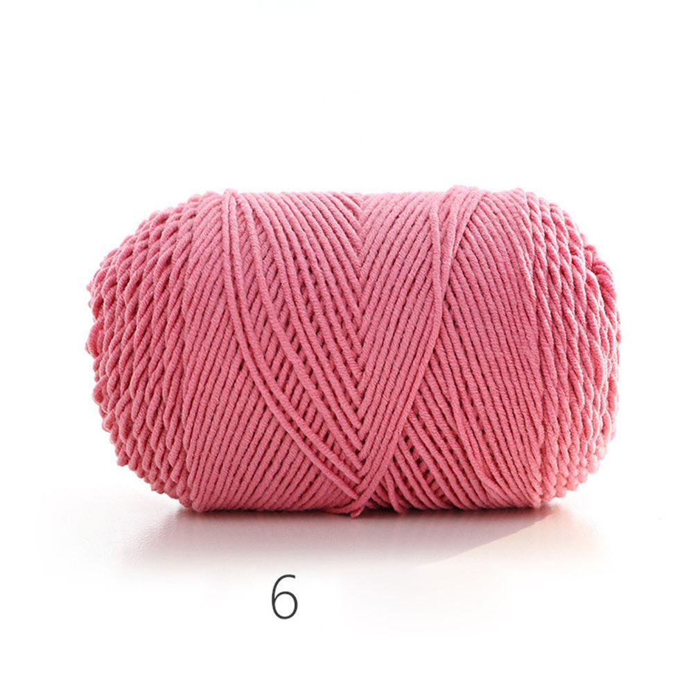 100Grams Soft Rainbow Color Cotton Fibres Wool Yarn Hand-woven Thick Warm Scarf Sweater Sofa Cushion DIY Clothing Accessories