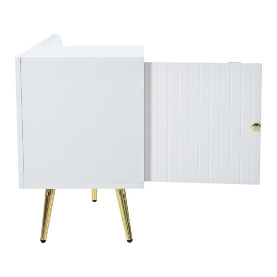 Shoes Organizer Shoe Cabinet with Storage Space, Padded Bench And Backrest, Holder Shelf Metal Handles Solid Legs