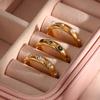 Metal Rings Fashion Dating Jewelry Stainless Steel Texture Comfortable Rings for Adding a Touch of Color to Any Look
