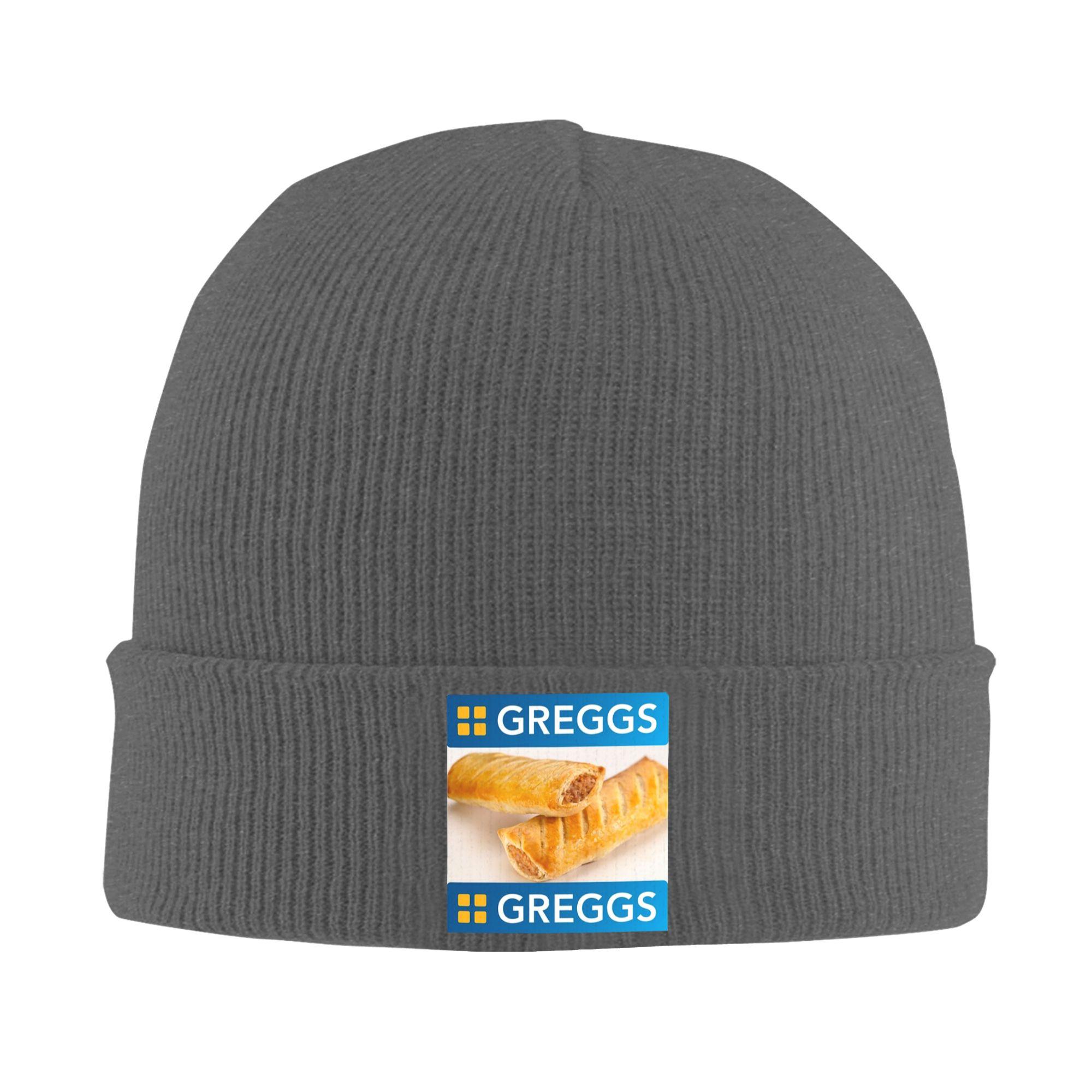 

Trending Greggs Logo Winter Skullies Beanies Hat Warm Autumn Knitted Hats Bonnet Caps for Women Men One Size