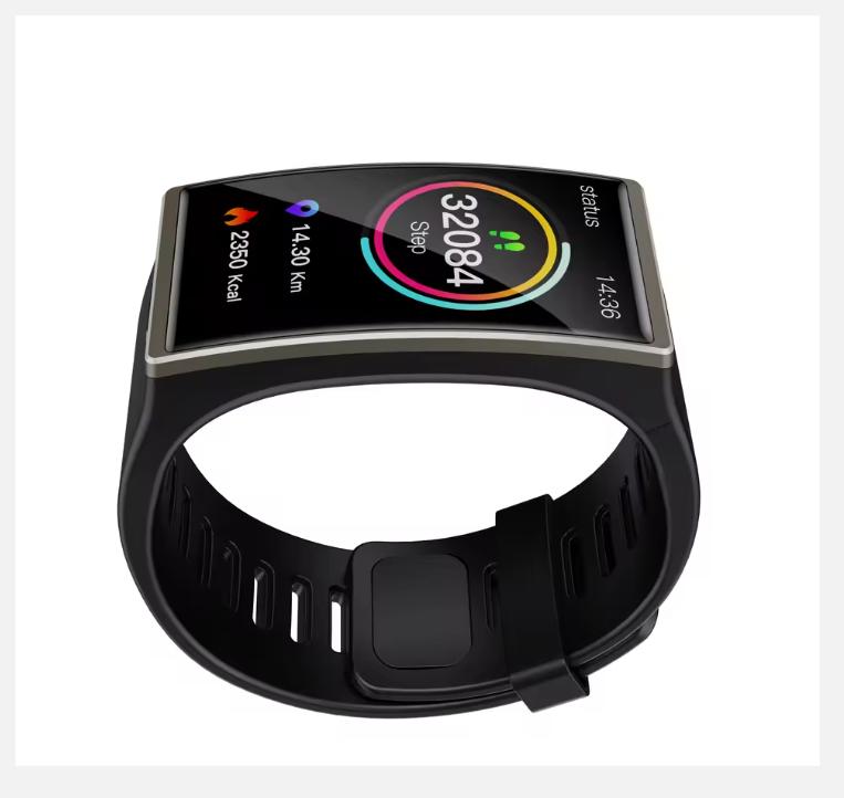 Original DM12 Smart Band 1.91inch Full Touch Screen Curved 3D Glass IP68 Waterproof Heart Rate Sleep Stress Multiple Sports Mode