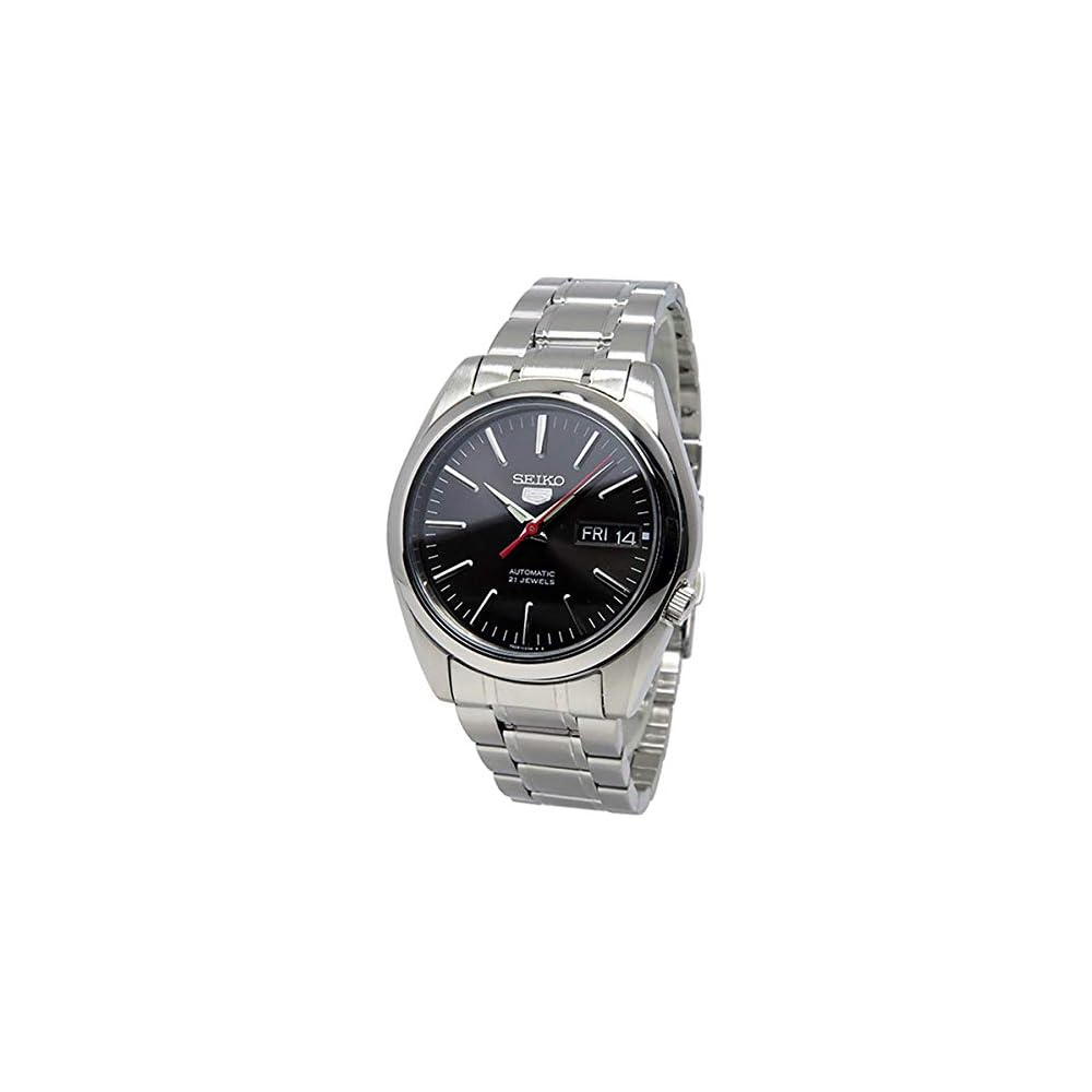 

Автоматические мужские часы Seiko SNKL45K1 Нержавеющая сталь Черный циферблат 21 камень