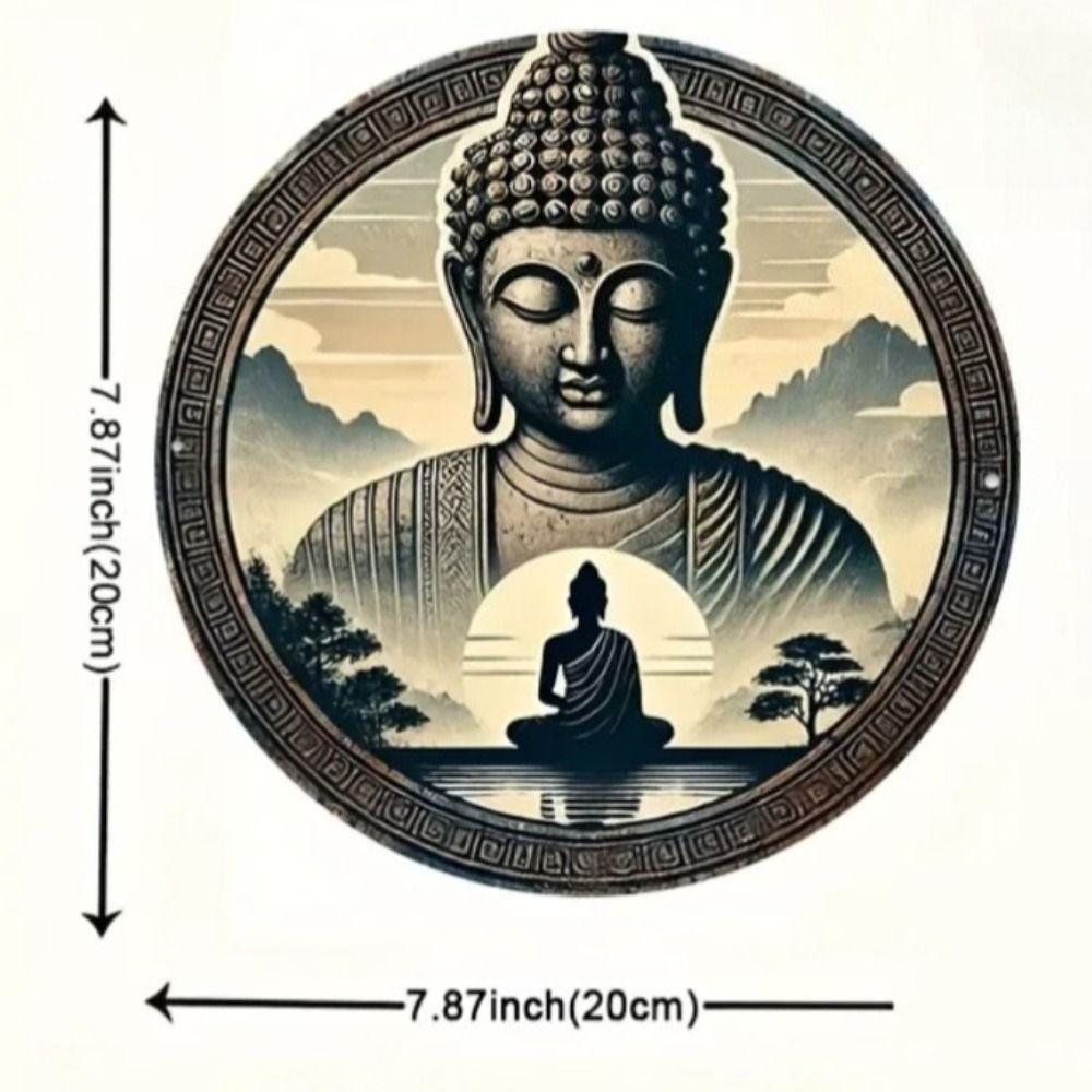 2D Flat Metal Wall Sign Decor