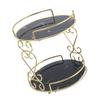 Cosmetic Storage Rack 2 Tier Makeup Organizer Shelf Bathroom Vanity Tray Jewelry Stand for Perfumes