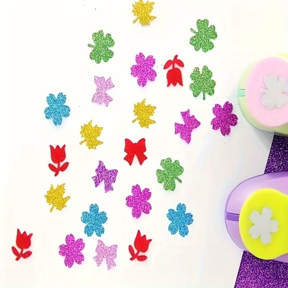 New Thick Gold Powder Glitter Stickers EVA A4 Shining Papers Handcraft Cutters Paper Scrapbooking Material
