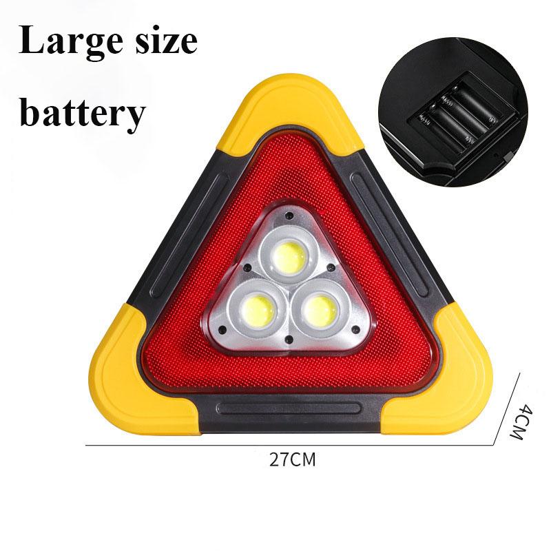 Car LED Work light Outdoor Camping Light Road Safety Triangle Warning Light Repaird Light