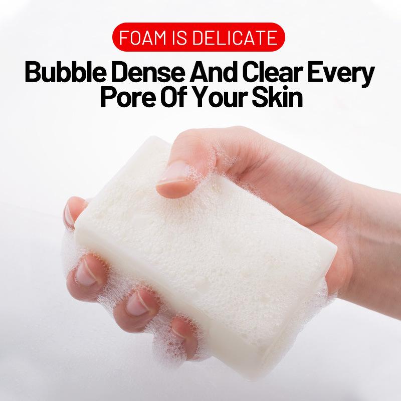 Glycerin Handmade Soap 120g Deep Cleansing Oil Control Soap Antioxidant Cleansing Plant Essence Foaming Facial Cleanser