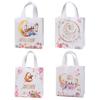 6Pcs Eid Mubarak Gift Bags No Woven Cloth Festival Holiday Party Supplies