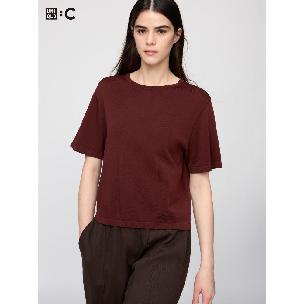 Uniqlo Japan Boxy KniT T Washable