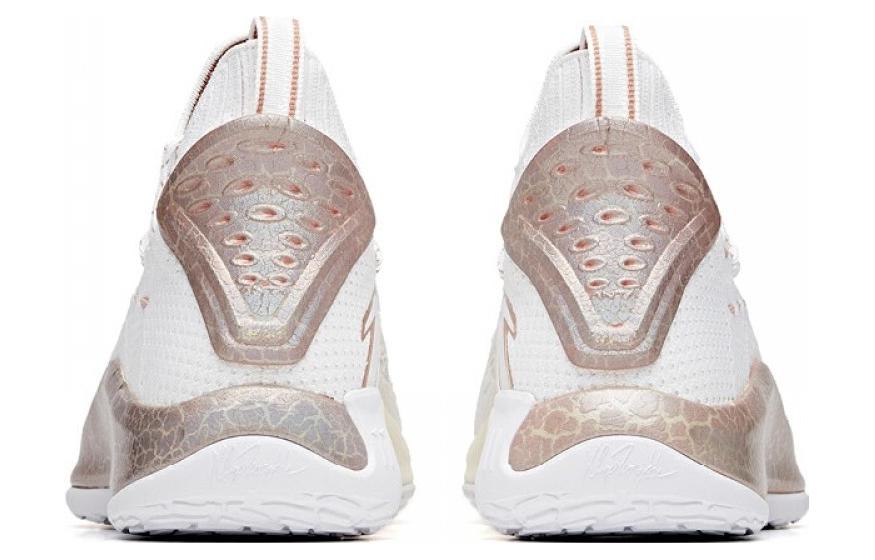 Men's Sneakers Anta KT5 Thompson Low Slip Resistant Abrasion Resistant Low Top Basketball Shoes Men's White
