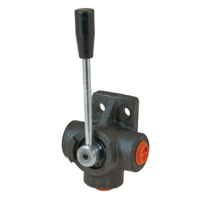 Manual 3-way Valve, Centrally Open, G3/4"140L