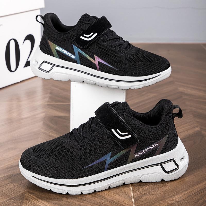 Spring and Autumn Brand Elderly Shoes Lightweight Single Shoes Women's Mesh Casual Sports Mother Shoes Middle-aged and Elderly Walking Shoes