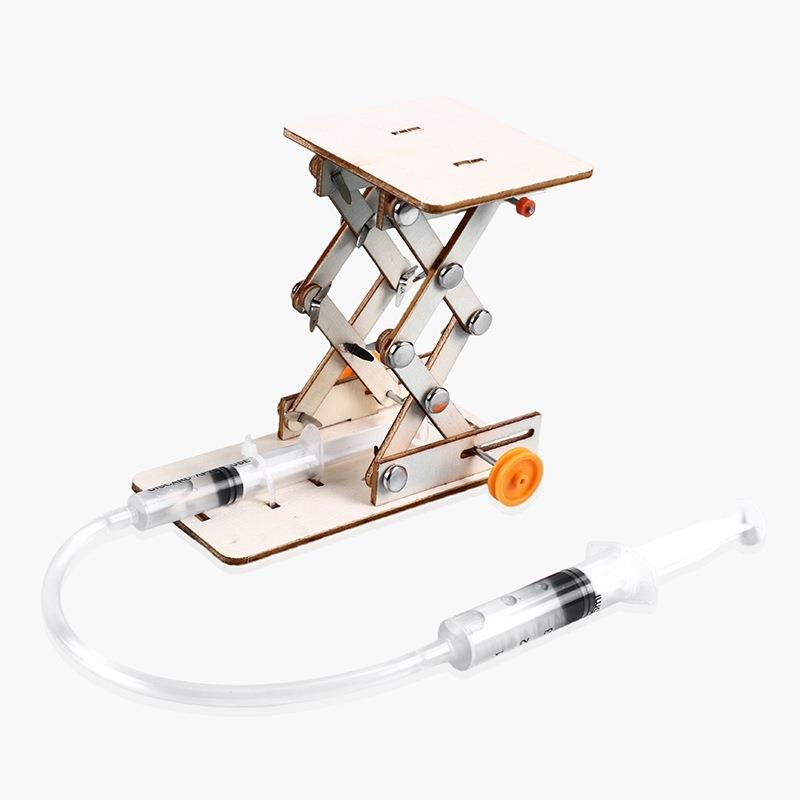 

Diy Hydraulic Experiment Crane Model Science Education Kit Jigsaw Stem Technology Physics Plaything For Learning