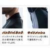 Otafuku Glove Summer Inner Short Sleeve High Neck Absorbent Quick Drying Deodorizing Cool Touch Compression Black L of [Sweat Men's] JW-624 [Set 3]