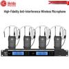 HuiDu HD-4RD Wireless One-to-Four Conference Microphone System (CN Version)