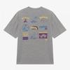 The North Face Men Adventure Short Sleeve Round Tee Melange Grey Nt7ur06l