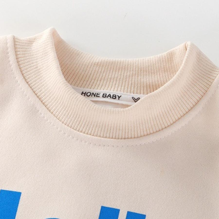 Baby Girls Boys Sweatshirt Kids Letter Hoodies Toddler Autumn Outerwear Winter Children's Clothing