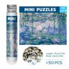 Monet Water Lily+Photo Frame 150 Mini Test Tube Puzzle World Famous Painting Series Travel Puzzle YC-M